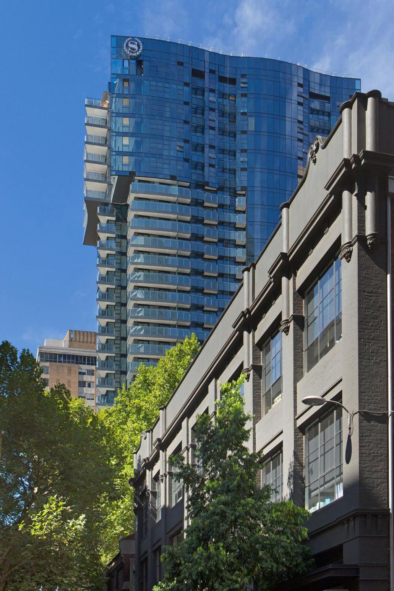 Sheraton Melbourne Hotel Bagian luar foto The building's facade